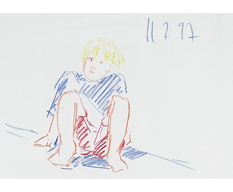 15-Michel-hockend-in-der-Sonne