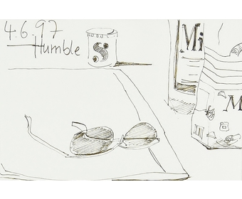 7-Sonnenbrille-auf-Essenstisch