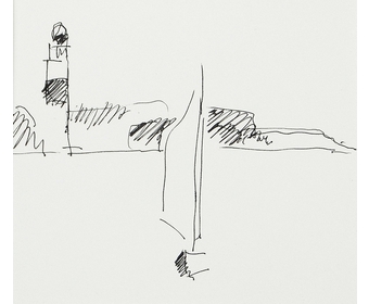 31-Grosses-Segelyacht-vor-Strander-Leuchtturm