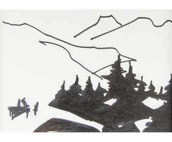 67-Schneelandschaft-mit-Bergruecken