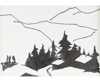 73-Schneelandschaft-mit-Bergruecken