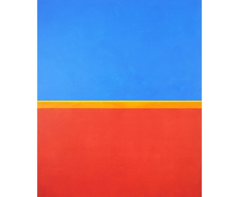 2-Blau-Gelb-Orange-Rot-II